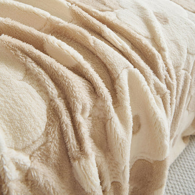 14 of 28:Plush Floral Sofa Throw Cover, Thick Soft Couch Protector Throw Couch for Dogs, Kids 