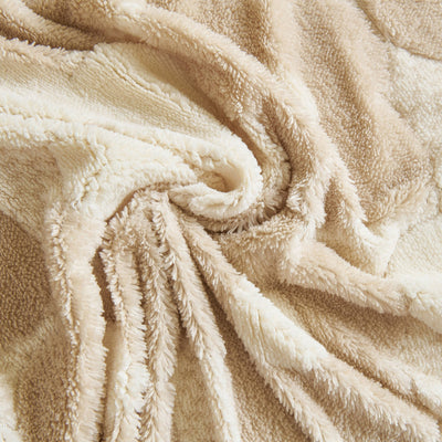 13 of 28:Plush Floral Sofa Throw Cover, Thick Soft Couch Protector Throw Couch for Dogs, Kids 