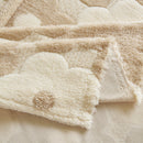 15 of 28:Plush Floral Sofa Throw Cover, Thick Soft Couch Protector Throw Couch for Dogs, Kids 
