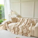 17 of 28:Plush Floral Sofa Throw Cover, Thick Soft Couch Protector Throw Couch for Dogs, Kids 