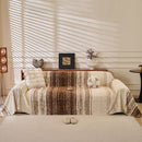 30 of 31:Abstract Textured Plush Sofa Throw Cover, Soft Cozy Couch Protector for Living Room 