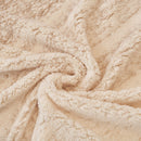 15 of 31:Abstract Textured Plush Sofa Throw Cover, Soft Cozy Couch Protector for Living Room 