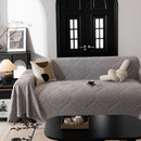 86 of 89:Winter Soft Plush Fleece Sofa Blanket Leaves Jacquard Couch Covers for Couches 
