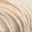 5 of 89:Winter Soft Plush Fleece Sofa Blanket Leaves Jacquard Couch Covers for Couches 