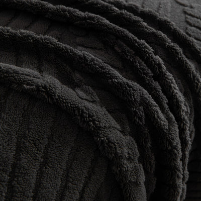 32 of 89:Winter Soft Plush Fleece Sofa Blanket Leaves Jacquard Couch Covers for Couches 