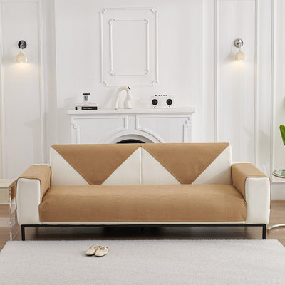15 of 27:Water-Resistant Waffle Textured Sofa Cover, Non-Slip Couch Protector for Pets & Kids 