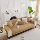 3 of 27:Water-Resistant Waffle Textured Sofa Cover, Non-Slip Couch Protector for Pets & Kids 