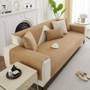 5 of 27:Water-Resistant Waffle Textured Sofa Cover, Non-Slip Couch Protector for Pets & Kids 