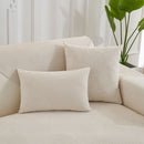 18 of 27:Water-Resistant Waffle Textured Sofa Cover, Non-Slip Couch Protector for Pets & Kids 