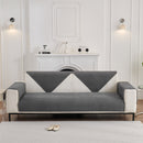 19 of 27:Water-Resistant Waffle Textured Sofa Cover, Non-Slip Couch Protector for Pets & Kids 