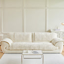 32 of 65:Luxury Plush Non-Slip Sofa Covers, Soft Fuzzy Embossed Sofa Topper & Seat Covers 