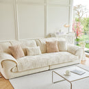 35 of 65:Luxury Plush Non-Slip Sofa Covers, Soft Fuzzy Embossed Sofa Topper & Seat Covers 