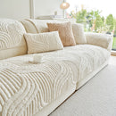 40 of 65:Luxury Plush Non-Slip Sofa Covers, Soft Fuzzy Embossed Sofa Topper & Seat Covers 