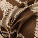 45 of 87:Modern Chenille Bold Abstract Pattern Sofa Cover, Artistic Decorative Furniture Cover 