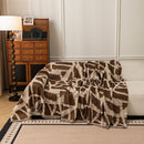 50 of 87:Modern Chenille Bold Abstract Pattern Sofa Cover, Artistic Decorative Furniture Cover 