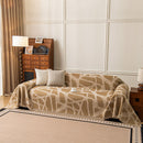 85 of 87:Modern Chenille Bold Abstract Pattern Sofa Cover, Artistic Decorative Furniture Cover 