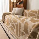 64 of 87:Modern Chenille Bold Abstract Pattern Sofa Cover, Artistic Decorative Furniture Cover 