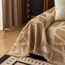 65 of 87:Modern Chenille Bold Abstract Pattern Sofa Cover, Artistic Decorative Furniture Cover 
