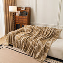 74 of 87:Modern Chenille Bold Abstract Pattern Sofa Cover, Artistic Decorative Furniture Cover 