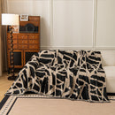 13 of 87:Modern Chenille Bold Abstract Pattern Sofa Cover, Artistic Decorative Furniture Cover 