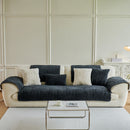 58 of 65:Luxury Plush Non-Slip Sofa Covers, Soft Fuzzy Embossed Sofa Topper & Seat Covers 