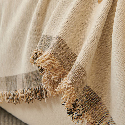 14 of 30:Cute Dog Pattern Chenille Sofa Throw Cover, Textured Woven Furniture Covers for Pets 