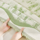 16 of 54:Oversized Abstract Brushstroke Sofa Throw Cover, Woven L Shaped Sectional Couch Cover 