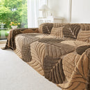 1 of 29:Plush Fleece Leaf Pattern Sofa Throw Cover, Soft Couch Protector Couch Cover Blanket 