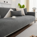 20 of 27:Water-Resistant Waffle Textured Sofa Cover, Non-Slip Couch Protector for Pets & Kids 