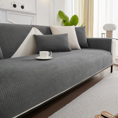 20 of 27:Water-Resistant Waffle Textured Sofa Cover, Non-Slip Couch Protector for Pets & Kids 