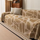 59 of 87:Modern Chenille Bold Abstract Pattern Sofa Cover, Artistic Decorative Furniture Cover 