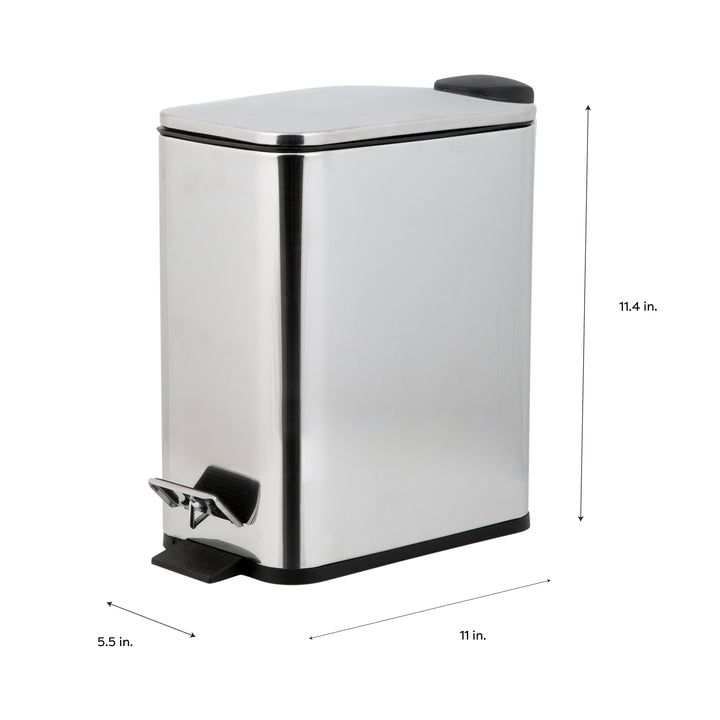 Bath Bliss 5L Contour Step Pedal Waste Bin