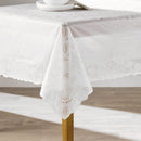 3 of 25:Vinyl Lace Embossed Betenburg Design Tablecloth 