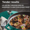 6 of 7:Instant 5-in-1 Electric Round Enameled Cast Iron Dutch Oven, 6-Quart 1500W, Green 