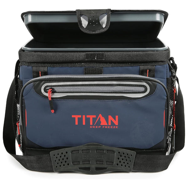 Titan 30 Can Deep Freezer Zipperless Soft Cooler with HardBody