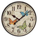Westclox Butterfly Round Wall Clock, 12 Inches