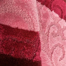 18 of 21:Vienna Scroll Two-Tone Non-Slip Soft Bath Rug, 18x30 Inches 