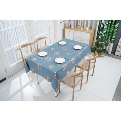 1 of 3:Mantel de PVC impermeable PREMIUS, árboles dorados y azules, 54 x 12 pulgadas, vendido por pie 