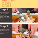 5 of 5:Spigo 2-Piece Multi-Purpose Pulled Meat Shredder Fork Set, Silver, 7.9 Inches 