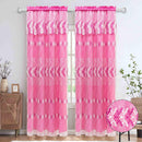 6 of 6:Dana Embroidered Rod Pocket Window Curtain Panel with Attached Valance, 54x84 Inches 