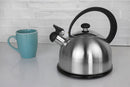 4 of 5:Home Basics Stainless Steel Tea Kettle, Silver, 85 Ounces 