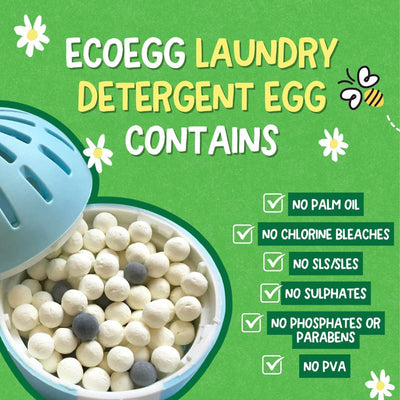 6 of 7:Ecoegg 70 Loads Laundry Detergent Egg, Fresh Linen 