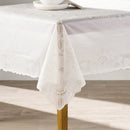 11 of 25:Vinyl Lace Embossed Betenburg Design Tablecloth 