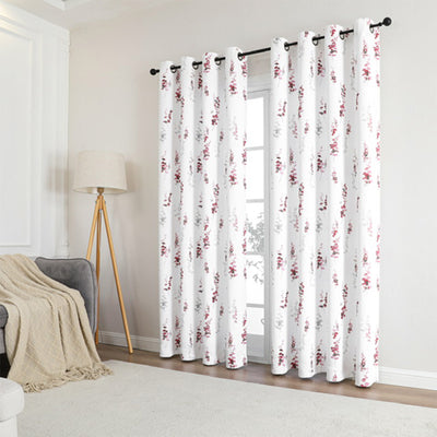 1 of 12:Adela Printed Room Darkening Grommet Window Curtain Panel, 52x84 Inches 