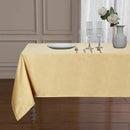 10 of 14:Diamond Jacquard Design Spill Proof Tablecloth 