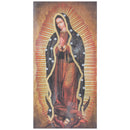 Premius Lady Of Guadalupe With Jewels Lacquered Canvas, 12x24 Inches