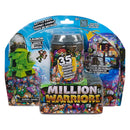 1 of 9:Million Warriors Battle Pack with 35 Collectible Figures, Launcher and Playset, Ages 5 and Up 