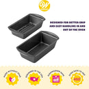 4 of 6:Wilton Perfect Result Premium Non-Stick Meatloaf Pan, 5.25x9.25 Inches 