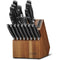 Chicago Cutlery Insignia Triple Rivet Poly 18 Piece Kitchen Knife Block Set