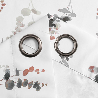 8 of 12:Adela Printed Room Darkening Grommet Window Curtain Panel, 52x84 Inches 